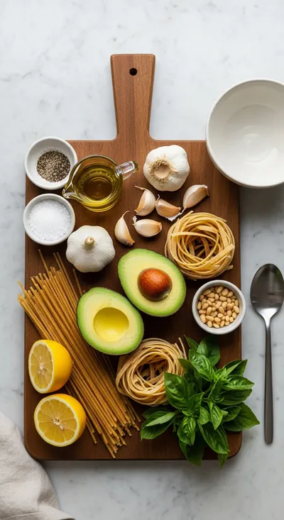 Creamy Avocado Pasta – Ready in 15 Minutes - cooking process