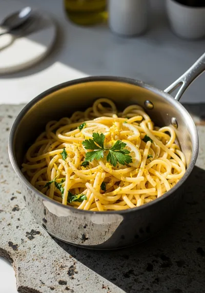 Lemon Pasta – No Butter or Cream
