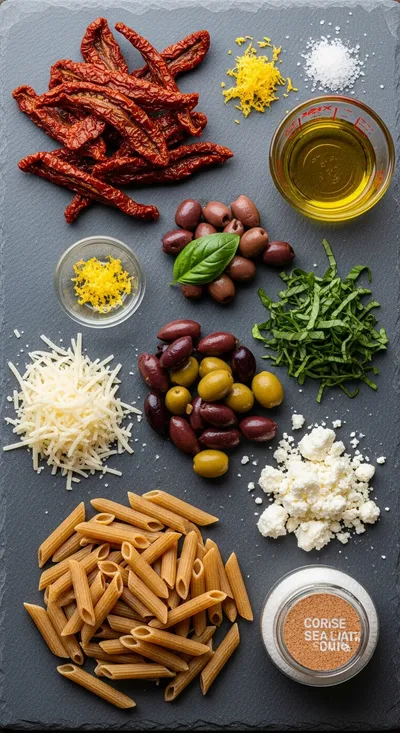 Sun-Dried Tomato Pasta Salad - cooking process