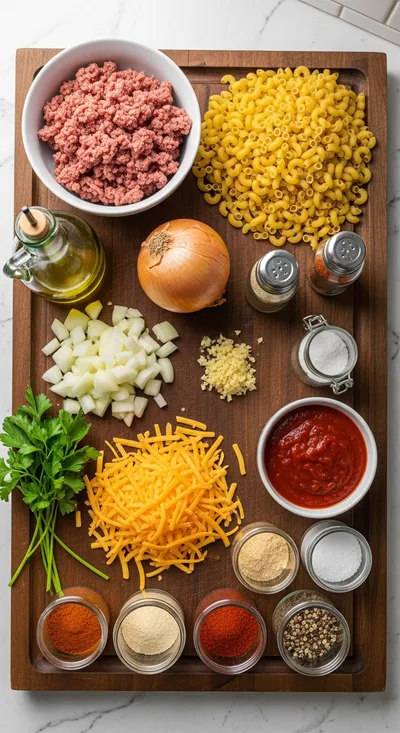 Vegan Hamburger Helper - cooking process